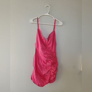 Zara hot pink dress